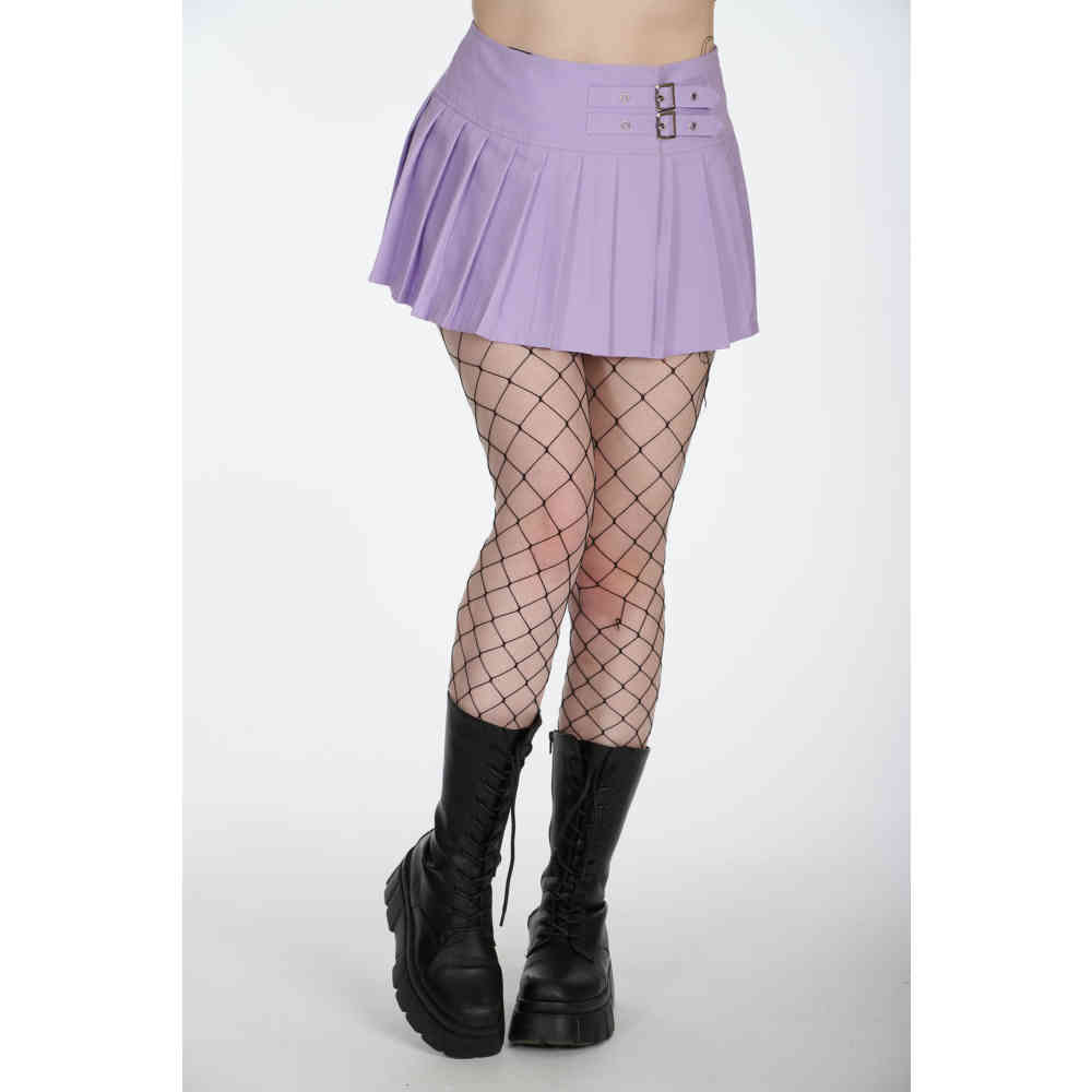 Banned - Darkdoll Kurzer Rock - Lila